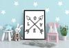 Picture poster In a frame A4 cm Love Valentine's Day PD030