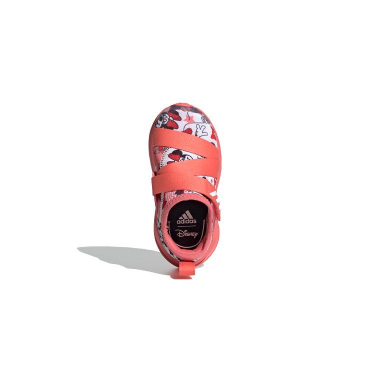 Disney x Adidas На липучках Нескользящие Нескользящие Средняя высота Детская обувь Розовый Белый Черный Младенцы и малыши FV4260