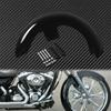 Мотоцикл Глянцевый Черный 21" Пленка 5.5" Переднее Крыло Для Harley Touring Road King Street Electra Glide FLTR FLHT FLHR Custom