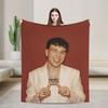 Quevedo Singer  Blanket  Airplane Travel Flannel Throw Blanket For Living Room Warm Soft Custom DIY Quality Bedspread