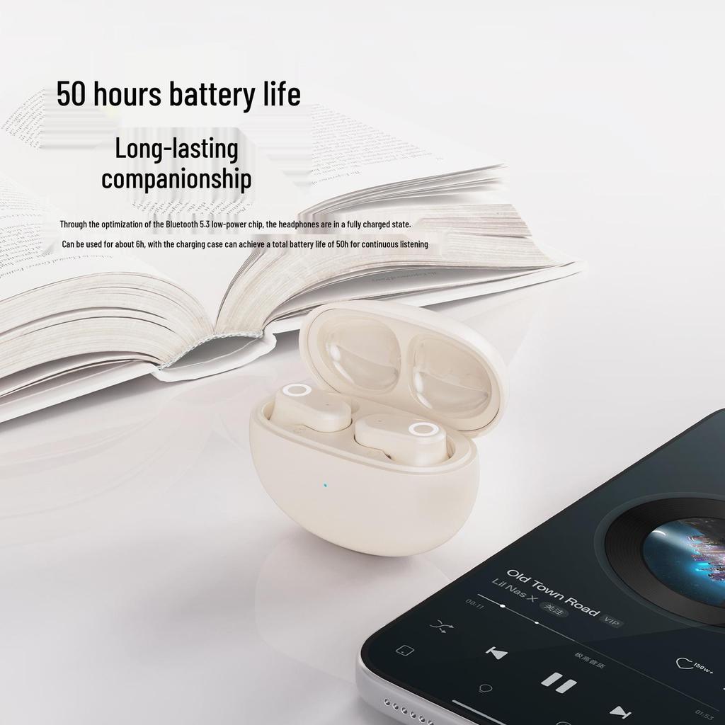 X3 Полностью беспроводные Bluetooth-наушники-вкладыши, Длительное время работы от аккумулятора, Шумоподавление, Идеально подходят для бега и спорта