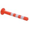 Traffic Bollards 2 Pcs Plastic 75 cm