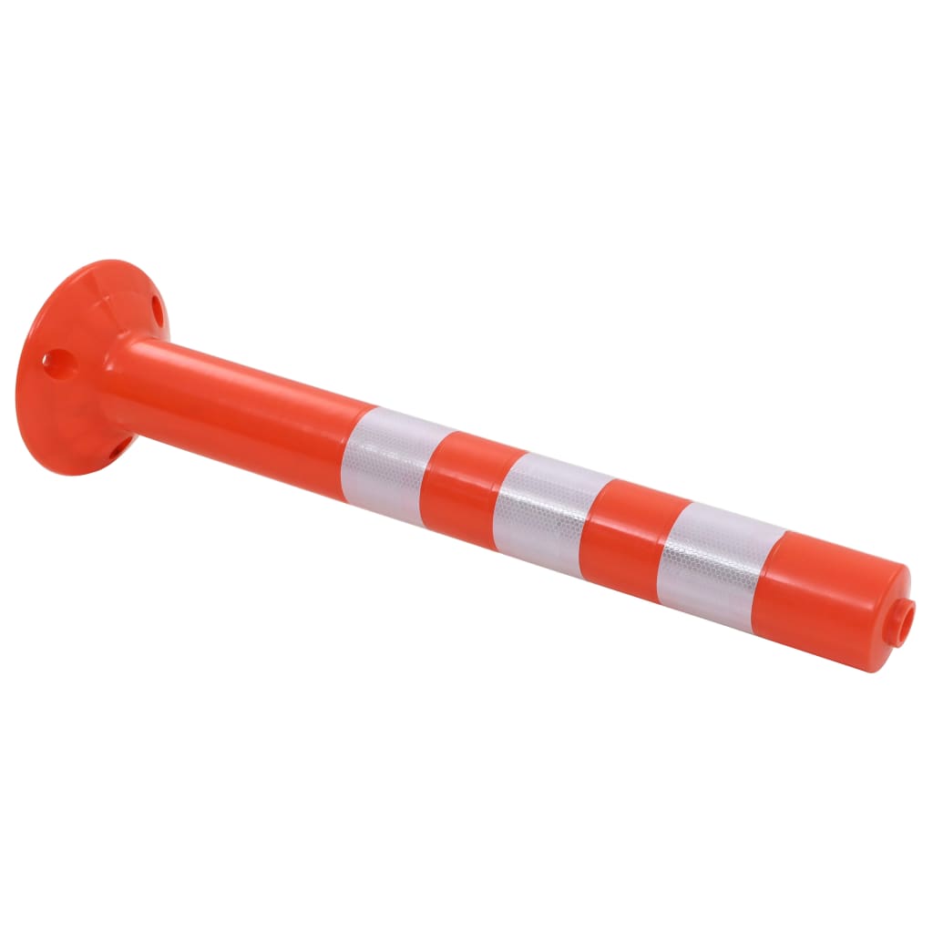 Traffic Bollards 2 Pcs Plastic 75 cm
