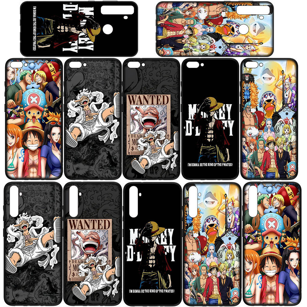 Чехол для телефона Samsung Galaxy S25 S24 S23 S22 Ultra FE Plus A17 A37 A57 A56 A55 A06 A16 A15 A36 A26 A35 A05 A25 A54 A34 с комиксами, Луффи, Gear 5, One Piece.