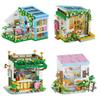 Diy Assembly Fairy Tale Town Small Particles Street View Building Block Miniature Diamond Particles Assembly Small House Toys