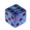 Шестигранные игровые кости 16 мм акриловый набор кубиков D6 для D&D, RPG, настольной игры или обучения математике, кости с эффектом авантюрина