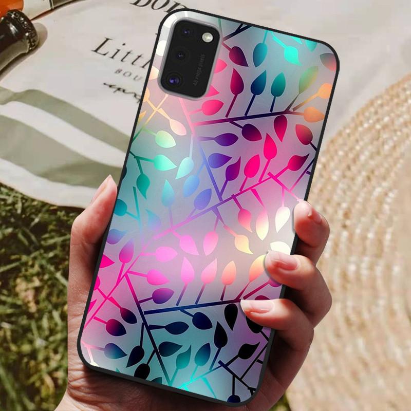 Чехол для Samsung Galaxy A41 Мягкий силиконовый задний чехол Чехол для телефона для Samsung A41 GalaxyA41 A 41 A415 SM-A415 Чехол с ТПУ бампером