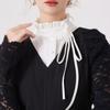 Women Detachable Collar Sweet Ruffle Design Decorative Collar Neck Accessory Half Shirt For Blouse Dress Sweater Styling