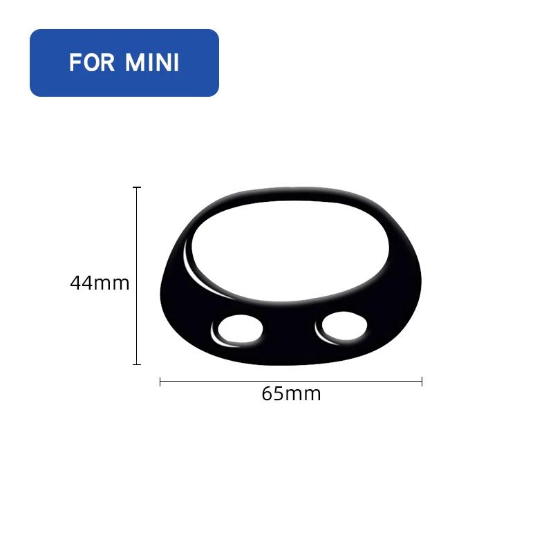 For Mini R50 R53 2002-2006 CarbonFiber Over Head Display Digital Watch Frame Cover Trim Car Interior Sticker