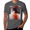 Lady In Red Tshirt Modern Print Casual Tshirt