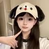 Милая женская бейсболка с ушками щенка, кепка с утиным козырьком, очаровательная женская шляпа от солнца для улицы