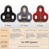 BUCKLOS for KEO Cleats Float Road Bicycle Pedal Cleat for Look Keo System Cycling Shoe Bike Self Locking Pedal Cleats 4.5° 1/2pc