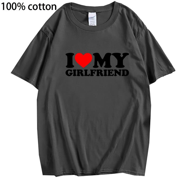 Футболка из хлопка с надписью «Я люблю свою девушку, я люблю своего парня», футболка для мужчин, так что, пожалуйста, держитесь от меня подальше, забавная надпись «BF GF», цитата, подарочные футболки