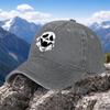 Skull Pattern Baseball Cap Vintage Washed Duckbill Hat For Outdoor Casual Streetwear Hiphop Travel Photography