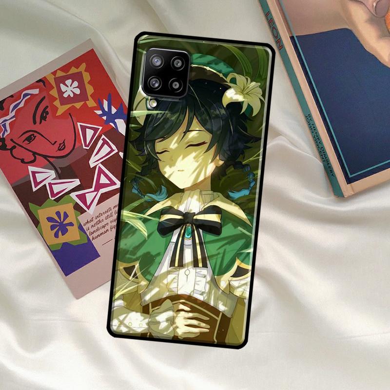 Чехол Genshin Impact Venti для Samsung Galaxy A33 A13 A36 A56 A23 A52 A32 A12 A54 A34 A14 A16 A26 A53 A15 A35 A55