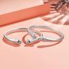 Matte Gold Cuff Bangle With Adorable Cat Paw Details Adjustable Opening For Daily Wear Birthday Gift For Cat Loving Women