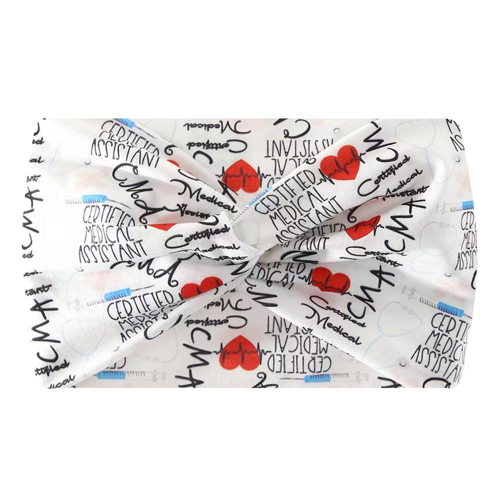 Африканская очень широкая эластичная повязка на голову для йоги и спорта