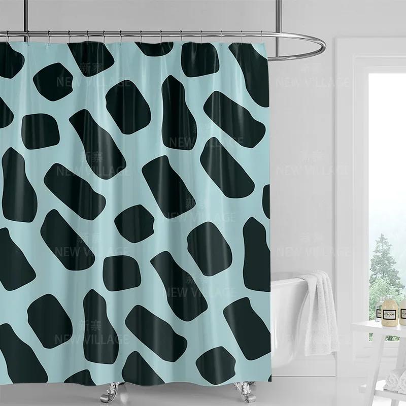 Абстрактная геометрическая граффити шторка для душа скандинавский минимализм водонепроницаемая тканевая занавеска для ванной шторка для душа 180x200