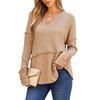 New Women'S Clothing Retro Casual Sexy Daily Fashion Temperament Commuting Business Shirt Long Sleeved Hoodie Top
