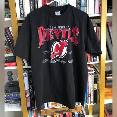 Винтажная футболка New Jersey Devils репринт подарок для мужчин женщин футболка AN67892