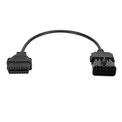 Разъем адаптера диагностического кабеля OBD2 от 10 до 16 контактов подходит для Opel