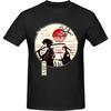 Taofeite Самурай Аниме Champloo Рубашка Мужская Дышащая На заказ Хлопок Короткий Рукав Футболка Модная Повседневная Топы Футболки Черный