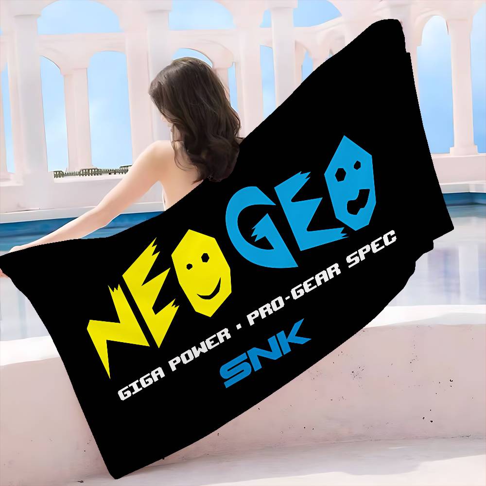 S-SNK N-Neogeo Neo Geo Big Microfiber Beach Towels Quick Dry Towel Sand Beach Towels Pool Towel for Travel Swim Pool Yoga