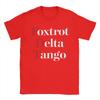 Foxtrot Delta Tango Mens T Shirts  Fashion Tee Shirt Short Sleeve Round Neck TShirts Pure Cotton Plus Size Tops