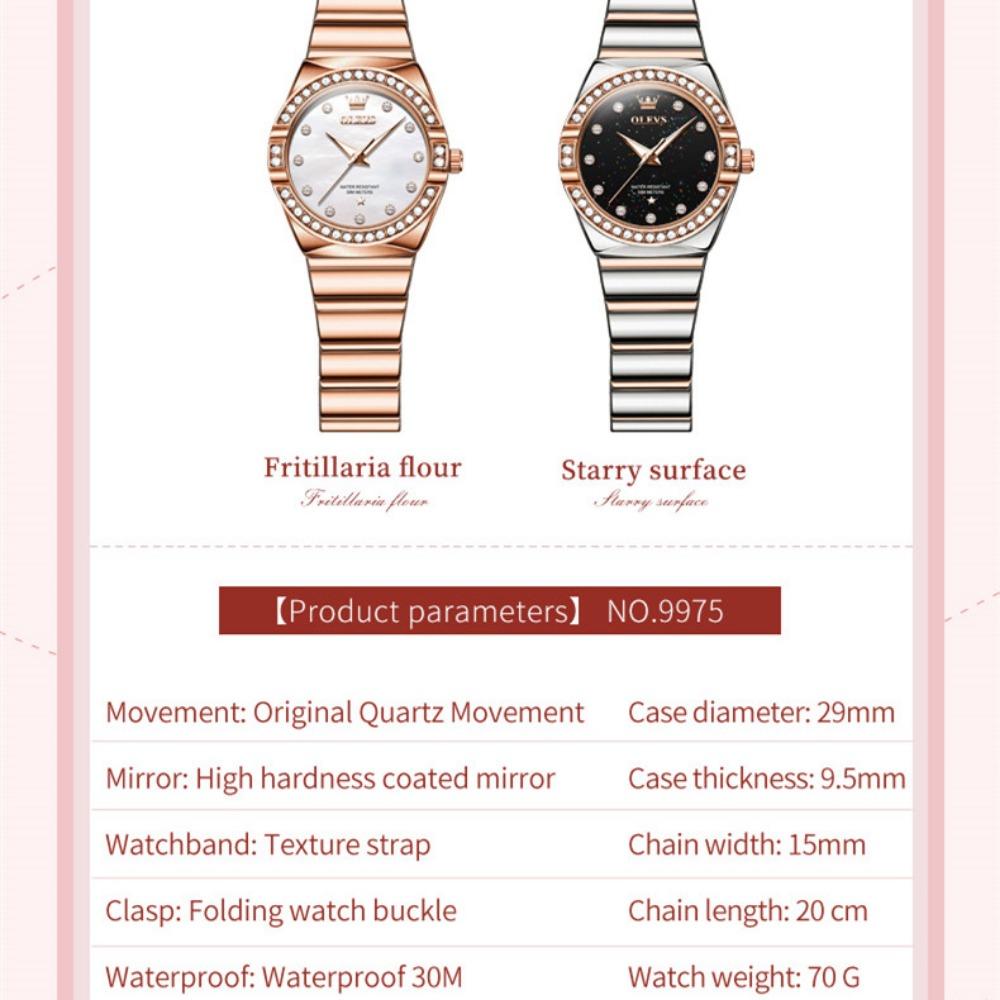 OLEVS Новые лучшие женские часы Fashion Diamond Madrid Watch Высококачественные часы
