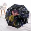 Dwarfs Themed Travel Umbrella-8 Ribs Automatic Opening and Closing, Portable Folding Design, Compact and Stylish Umbrella
