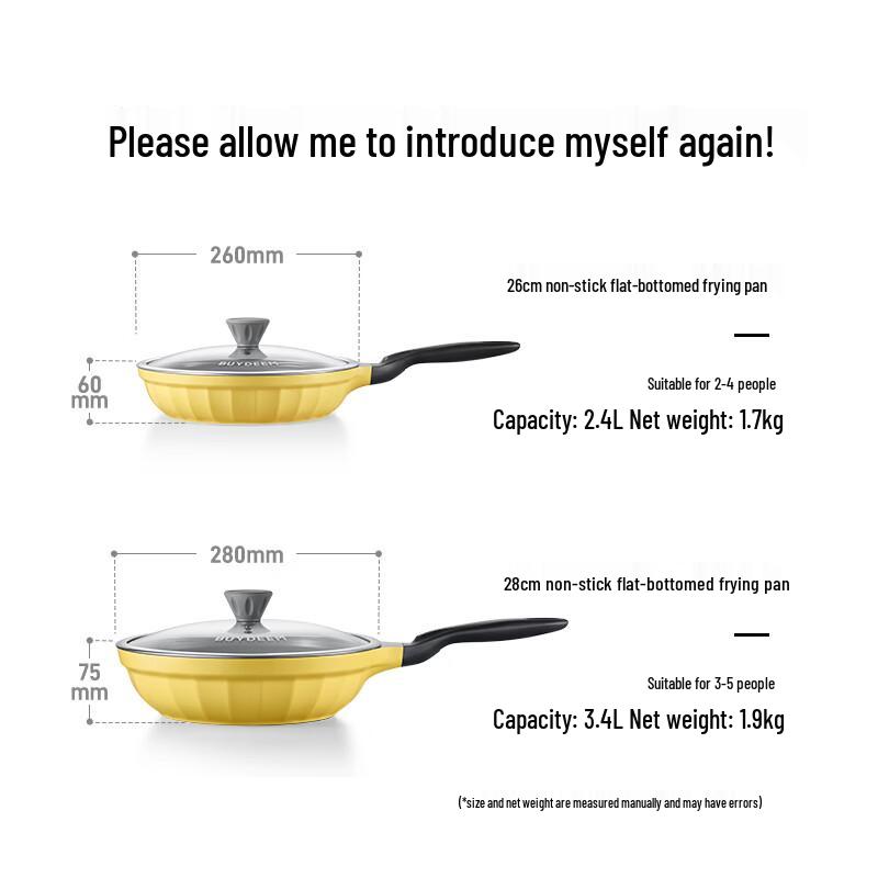 Buydeem Moon Ceramic Series Non-Stick Frying Pan 26cm