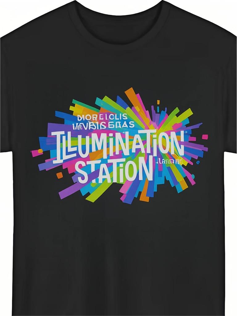 Illumination Station VBS 2026 Vacation Bible School 2-Sided T-Shirt for Men Unisex All-Season Crew N
