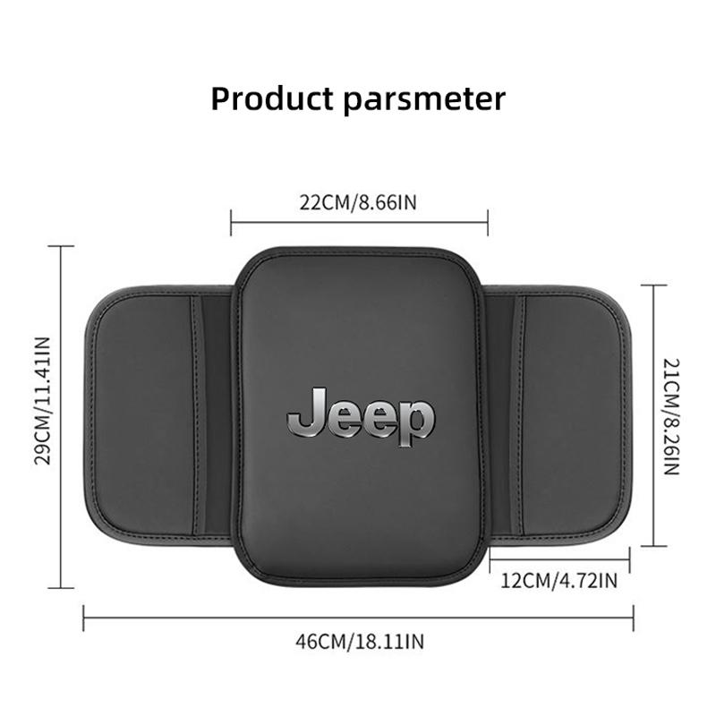 AKU3 Car Armrest Box Soft Pad Auto Inside Storage Bag Accessories For Jeep Patriot Liberty Grand Cherokee Wrangler JK Gladiator Compa