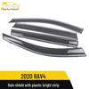 RAV4 Rain Guards with Bright Strips: Decorative Trim & Deflectors for 20 Models