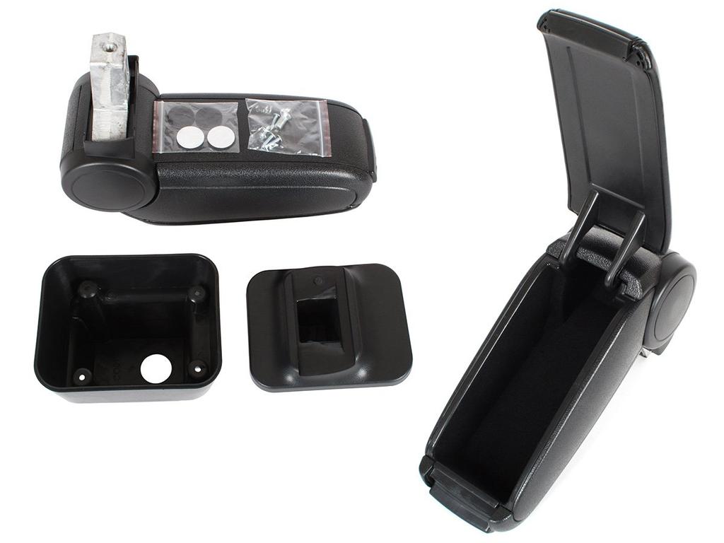 Opel Astra III 04-14 Armrest Set Black Eco Leather With Mounting Kit