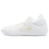All Star BB Evo Mid Stylish and Comfortable Fabric Mid-Top Practical Basketball Shoes Unisex White Yellow