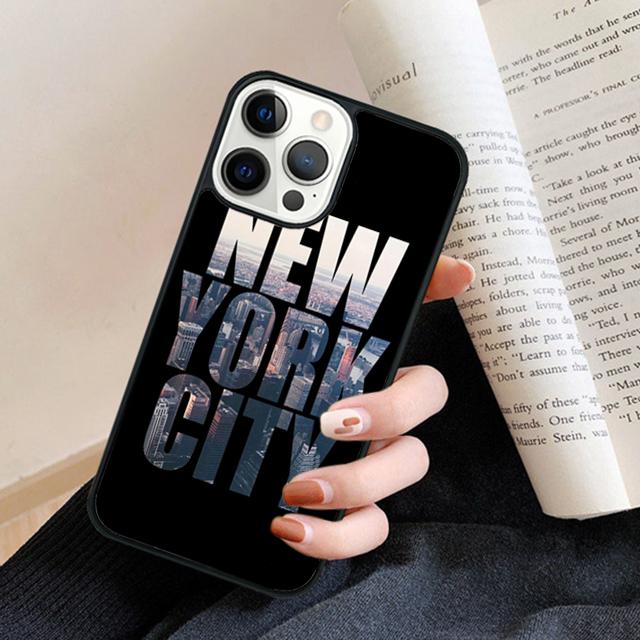 НЬЮ-ЙОРК АМЕРИКАНСКИЙ ГОРОД Чехол для телефона Задняя крышка для iPhone 17 Air 16 15 14 13 11 12 Pro Max Plus Fundas Coque
