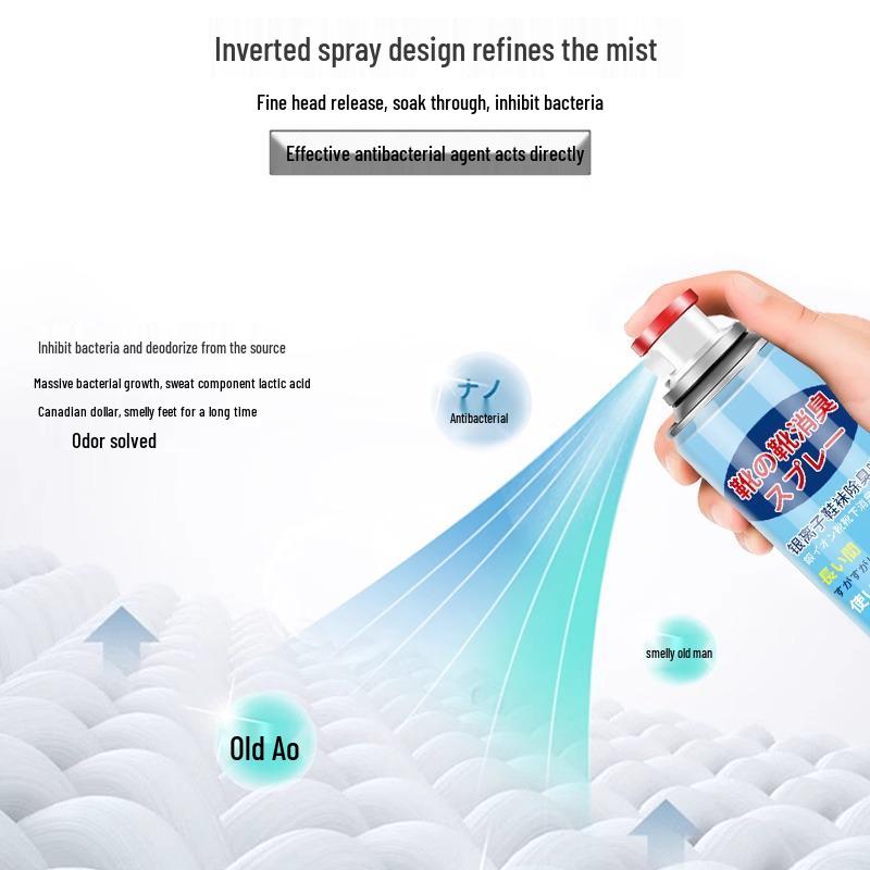 Дезодорирующий спрей для кроссовок Sneaker Fresh - Устранитель запаха и освежитель воздуха