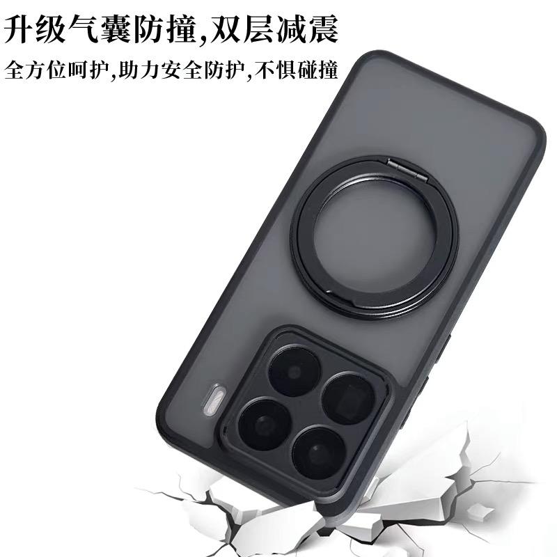 Магнитный чехол для Xiaomi 17T Pro 15T Mi 15 T 5G С кольцом-подставкой MagSafe Матовый прозрачный защитный корпус Ударопрочный бампер
