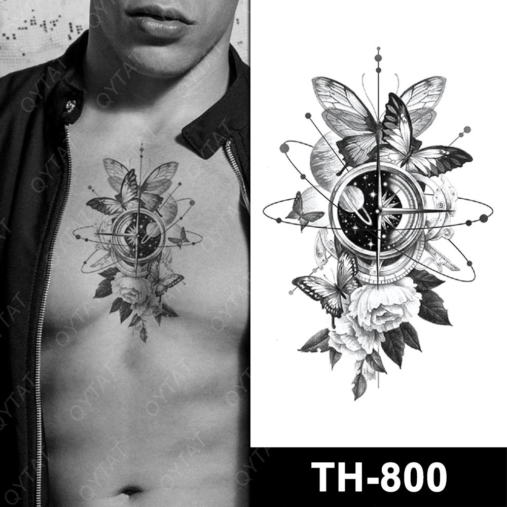 Custom Half Arm Temporary Tattoo Sticker Tribal Tatuaje Temporal