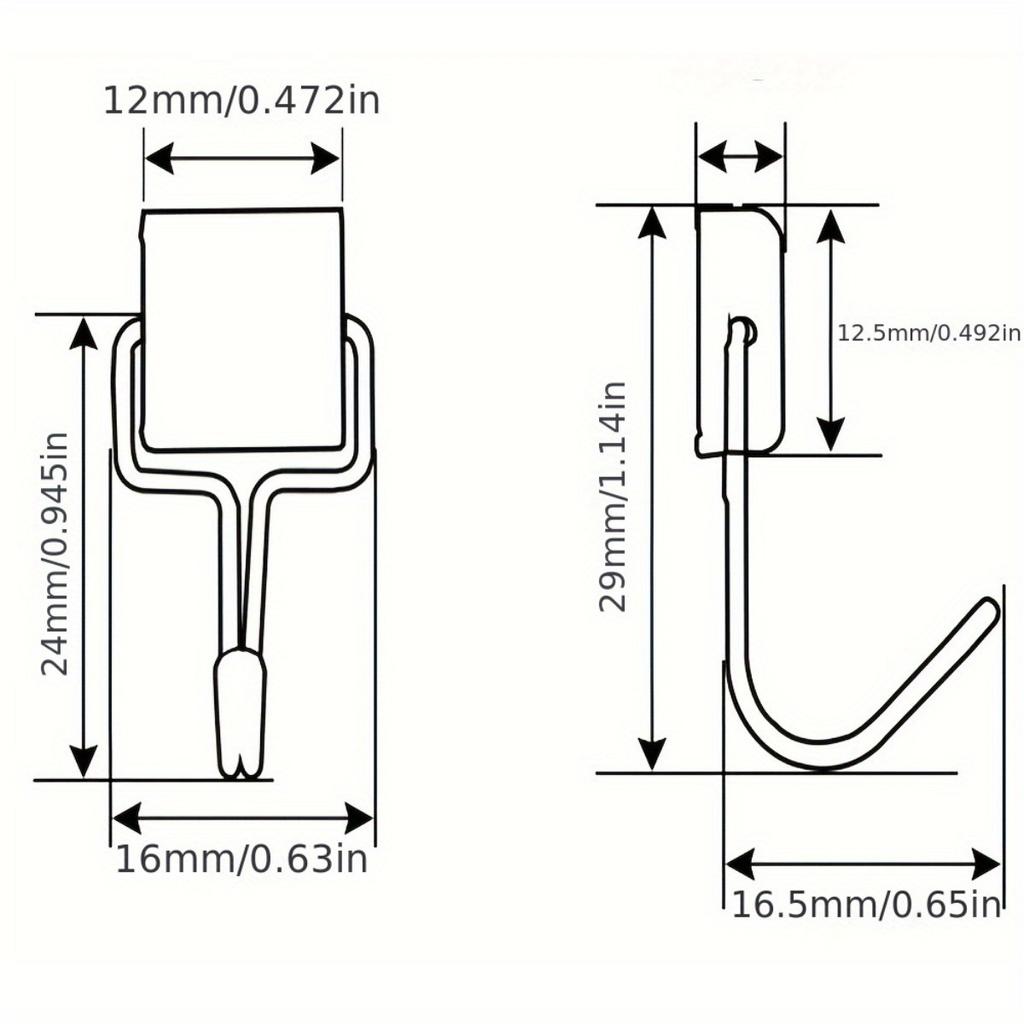 2/4/6 шт. Современные многофункциональные крючки - Простая установка, Настенные, для организации дома и офиса