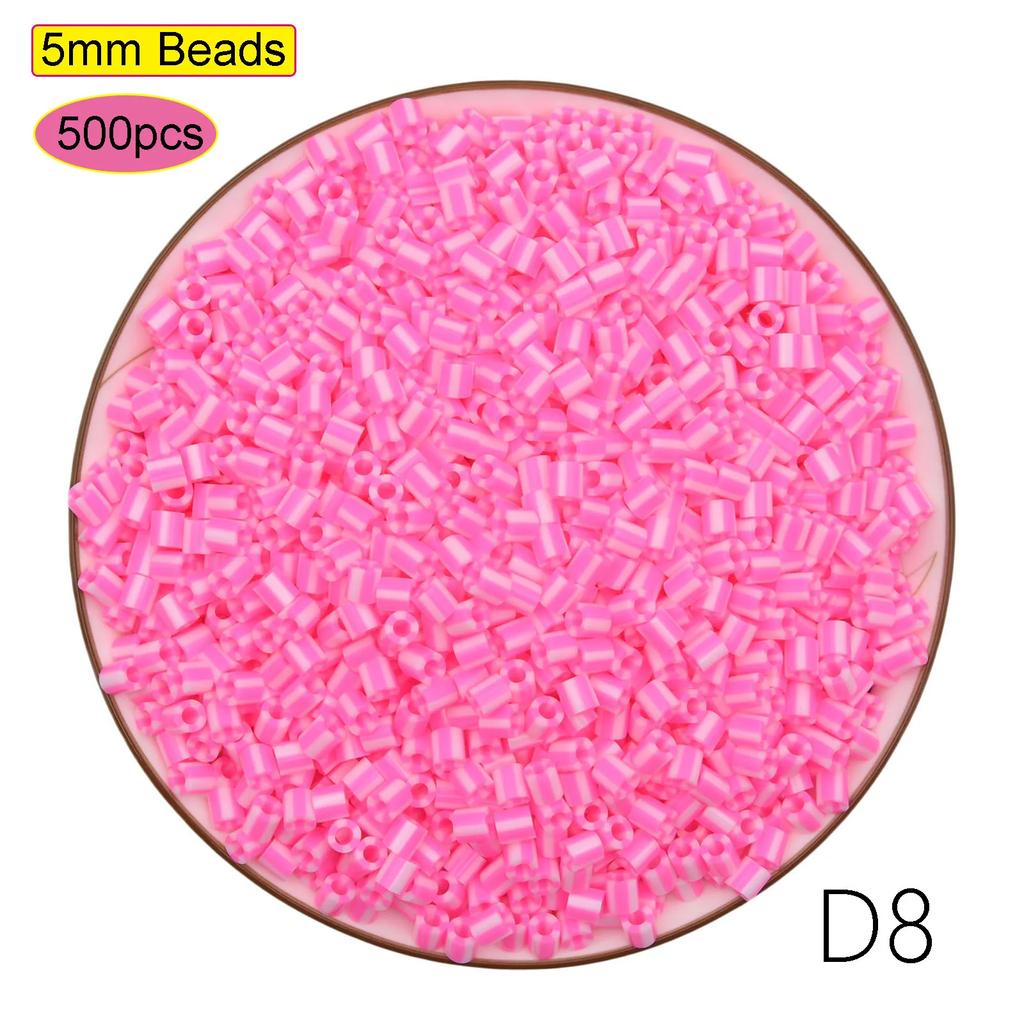 5 мм 500 шт. черный, белый, серый, синий, зеленый, фиолетовый, бусины Hama для детей, железный предохранитель, бусины Perler, головоломка «сделай сам», пиксель-арт, подарок, детская игрушка