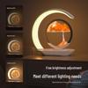 Светодиодная настольная лампа с движущимся песком: 3D USB Беспроводное Зарядное Устройство и Ночник-Украшение