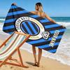 Custom Club Brugge Print Beach Towel, Large Soft Quick Dry Towel for Beach Camping Swimming