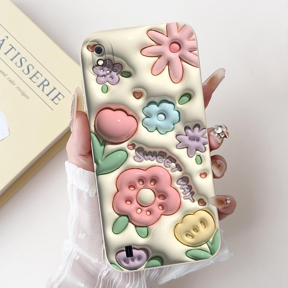 Чехол-корпус для Samsung Galaxy A10 Чехол Милый Кролик Мягкий Силикон Funda для Samsung A10 A105F A105G GalaxyA10 Корпус Телефона
