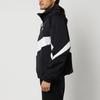 Nike Куртка с полумолнией и большой галочкой Мужские куртки черные AJ1404-010