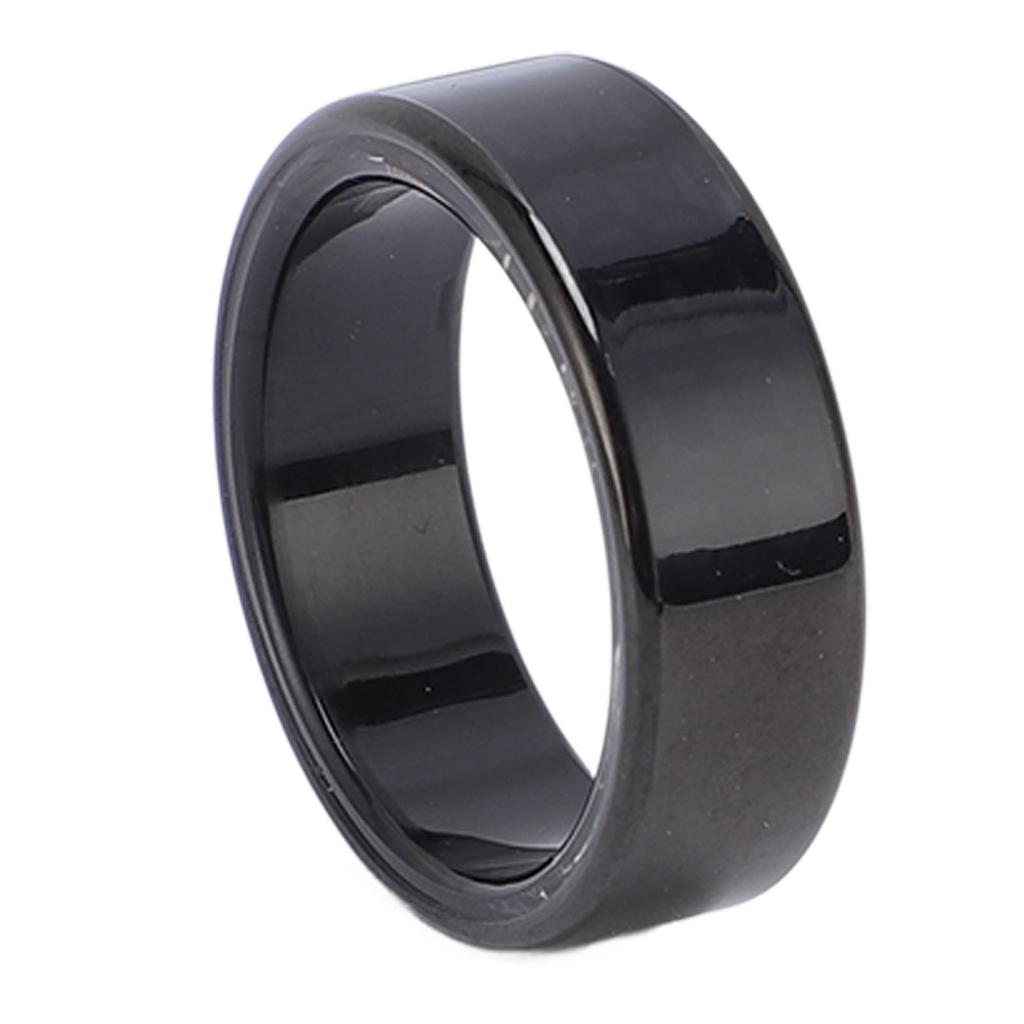 Smart Ring with APP Display Screen Multiple Sports Modes IP68 Stainless Steel 18mAh Smart Fitness Ring for Cycling