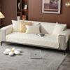 New Pure Cotton Sofa Cover Sofa Cushion Solid Color Couch Cover Non-slip Armrest Towel Pillowcase Four Seasons Universal Cushion