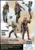 Master Box Zombieland Series 4 Male Zombies 1 Female Zombie Plastic Model MB35242 1/35 + (People)