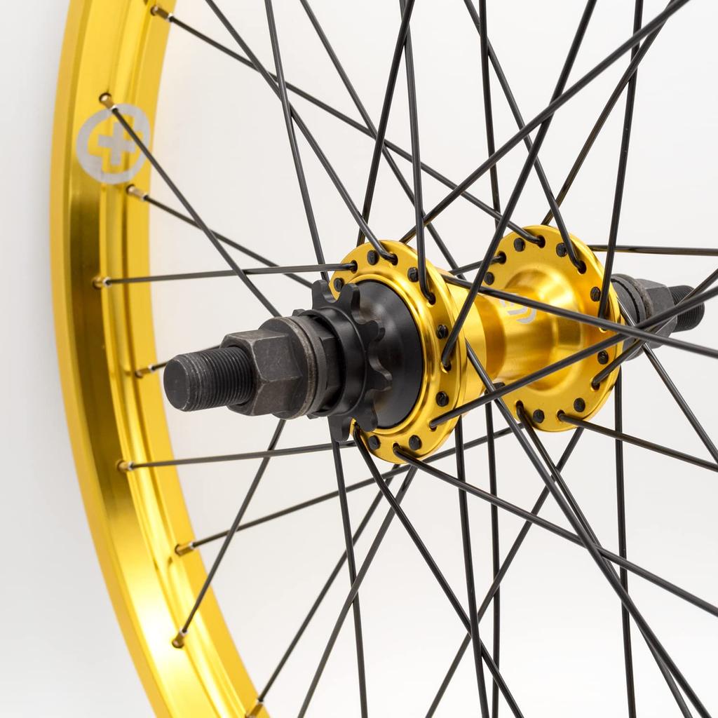 Колесо Salt BMX Everest, кассета задняя 20 дюймов, совместимая с осью 14 мм, золото
